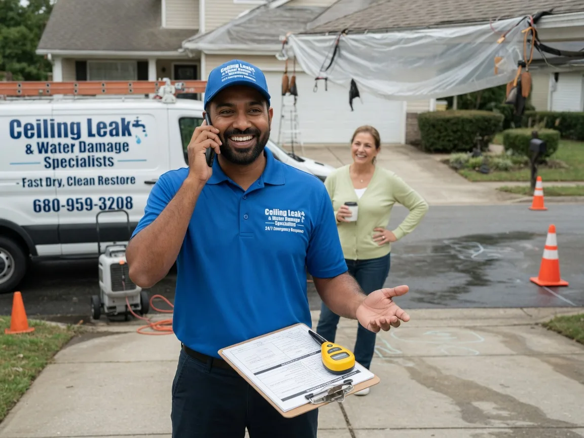 Ceiling Leak Cleanup Blue Mountain, MS FAQs